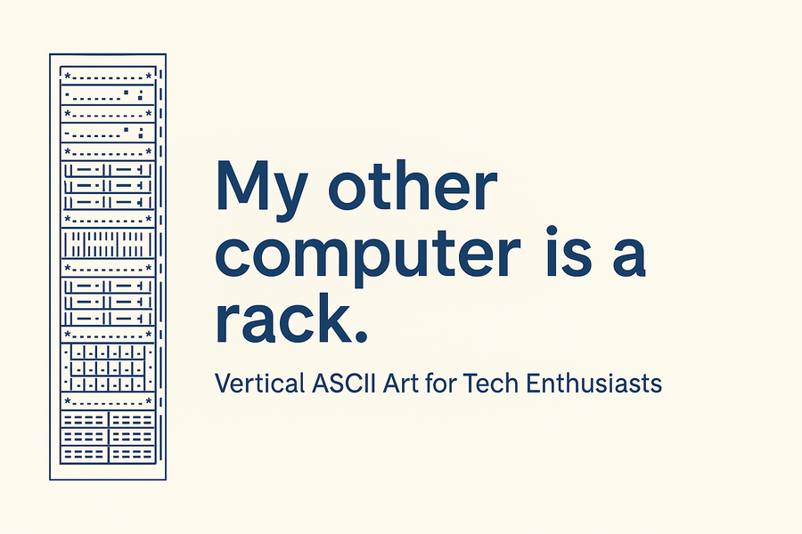 Why Tech Lovers Are Wearing ASCII Server Rack Designs