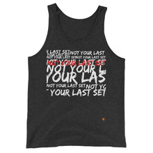 Load image into Gallery viewer, Not Your Last Set gym motivation Unisex Tank Top
