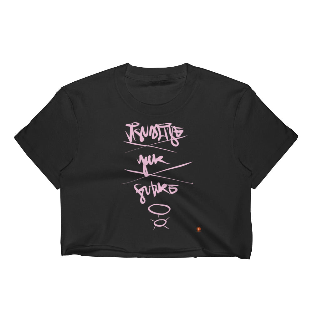Visualize Your Future punk graph Women's Crop Top