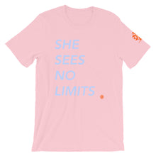 Load image into Gallery viewer, She Sees No Limits equality Short-Sleeve T-Shirt