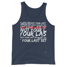 Load image into Gallery viewer, Not Your Last Set gym motivation Unisex Tank Top
