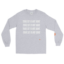 Load image into Gallery viewer, Your Set is Not Done gym motivation design Athletic Long Sleeve T-Shirt