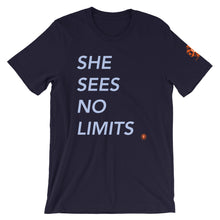 Load image into Gallery viewer, She Sees No Limits equality Short-Sleeve T-Shirt