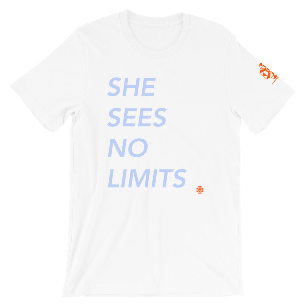She Sees No Limits equality Short-Sleeve T-Shirt
