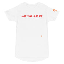 Load image into Gallery viewer, Not Your Last Set motivational gym Long Body Urban Tee
