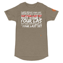 Load image into Gallery viewer, Not Your Last Set motivational gym Long Body Urban Tee