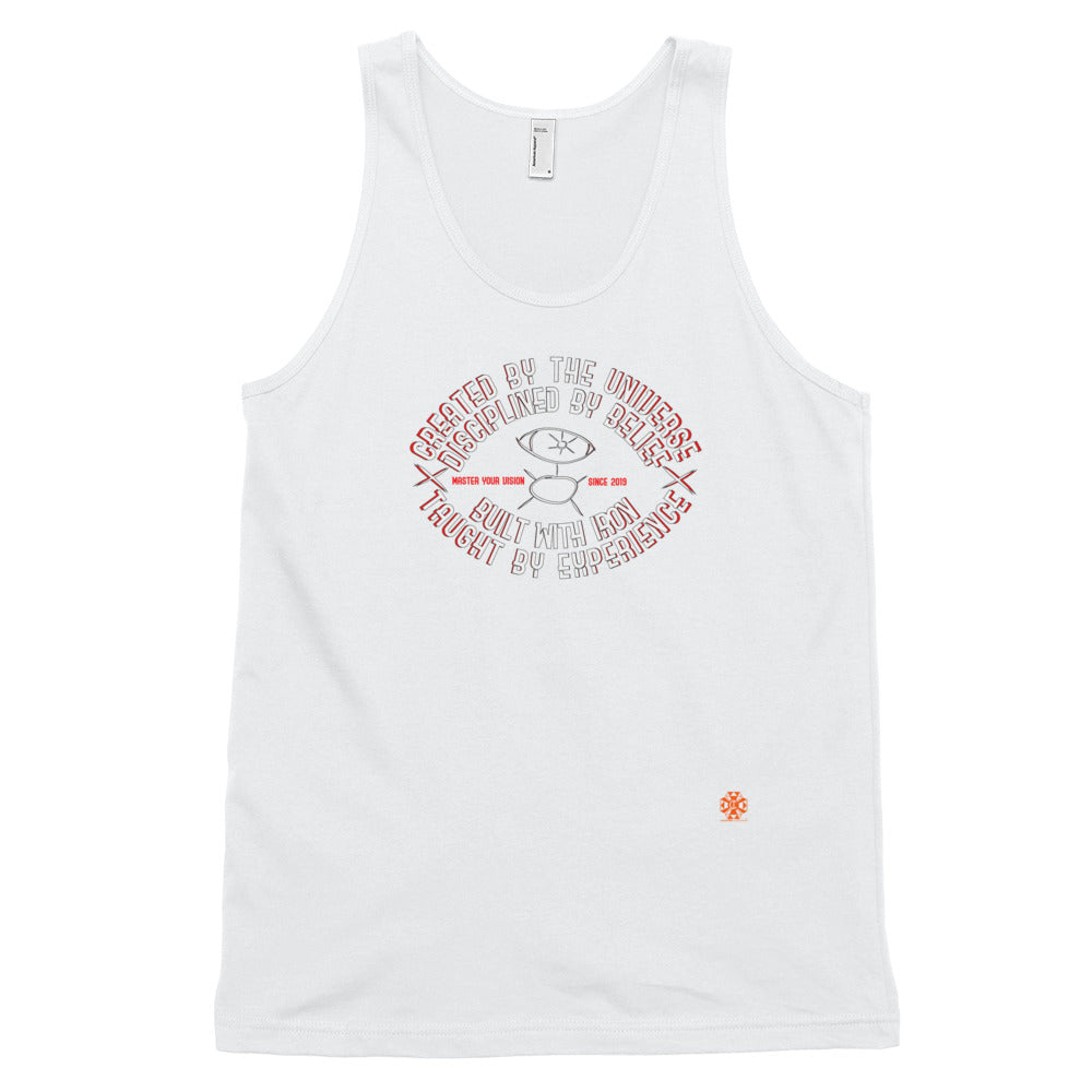Created Built and Experienced motivational comfortable Classic tank top (unisex)