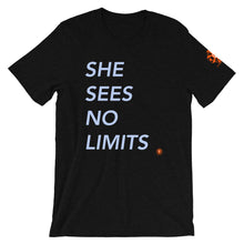 Load image into Gallery viewer, She Sees No Limits equality Short-Sleeve T-Shirt