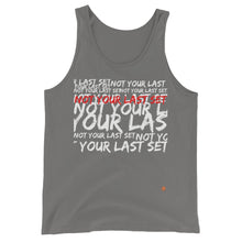 Load image into Gallery viewer, Not Your Last Set gym motivation Unisex Tank Top